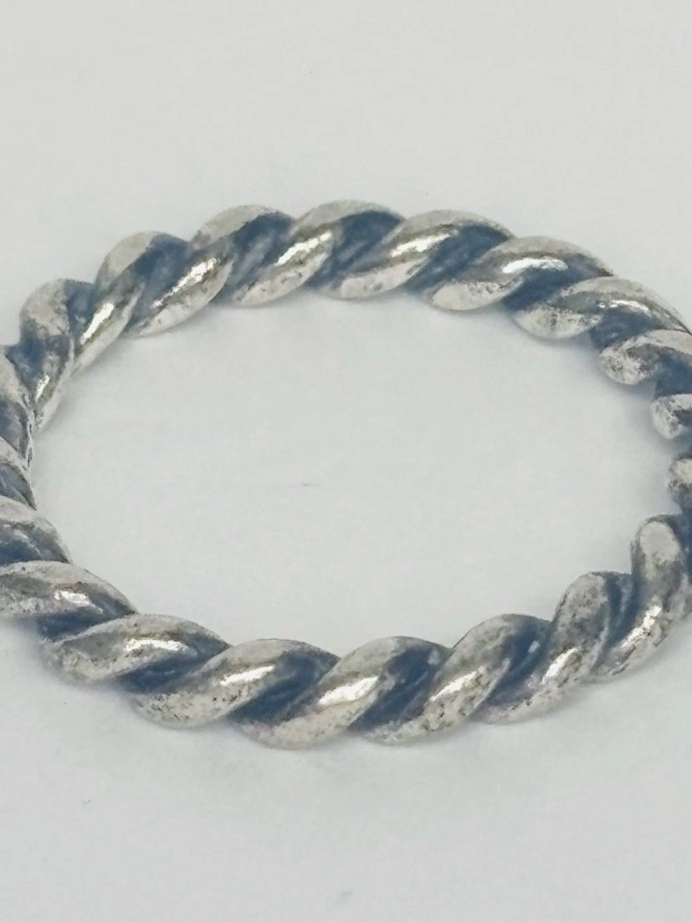 New Pandora Size 5 Twisted Rope Ring